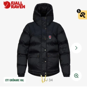 Svart dunjacka från Fjällräven - Svart dunjacka från Fjällräven. Intressekoll!! Skriv för fler bilder!