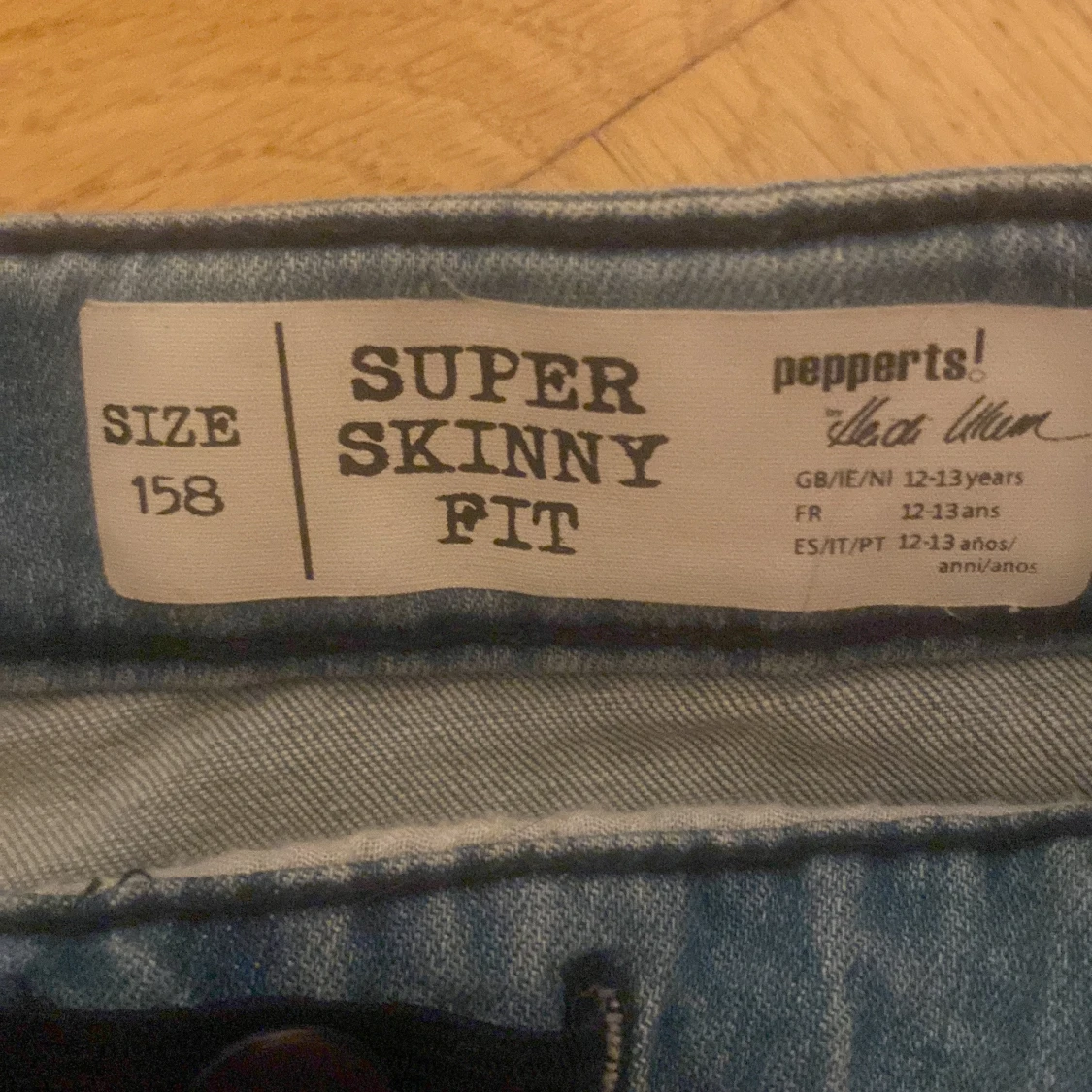 Pepperts jeansshorts med färgstänk - 2