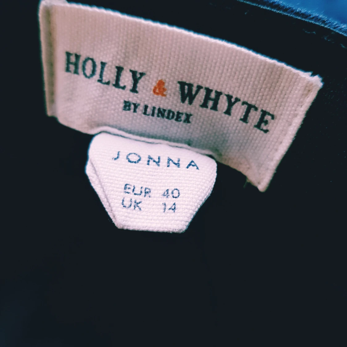 Mörkblå byxor Holly & Whyte Lindex strl 40 - 2