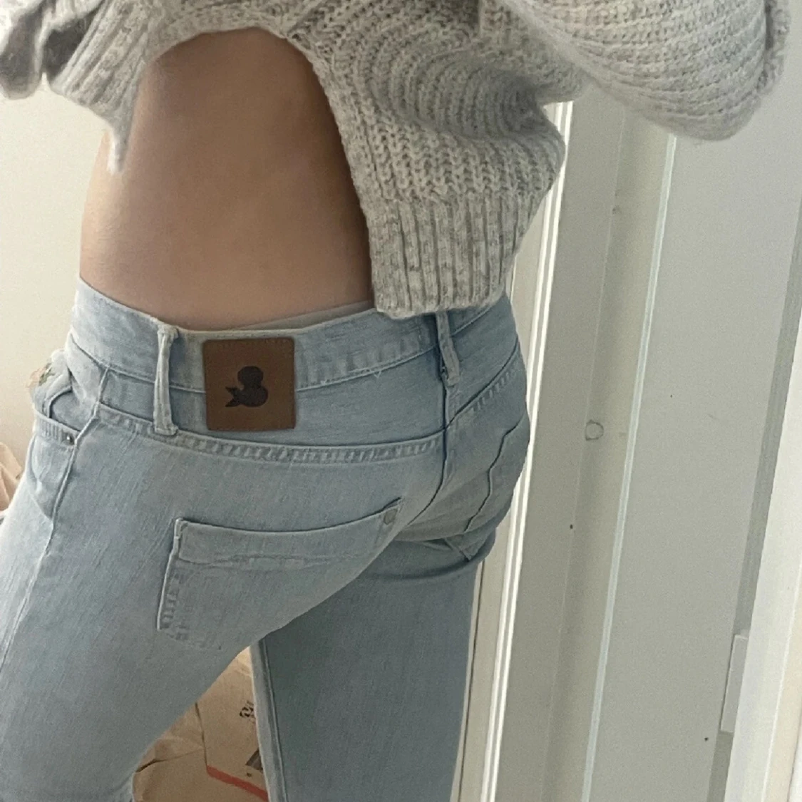 Lågmidjade jeans - 2