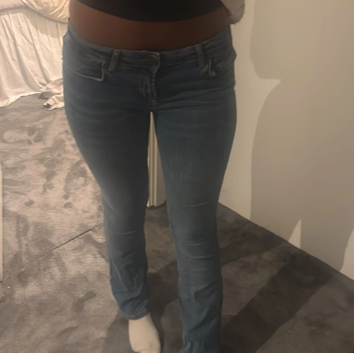 Blå jeans från Zara, storlek 36