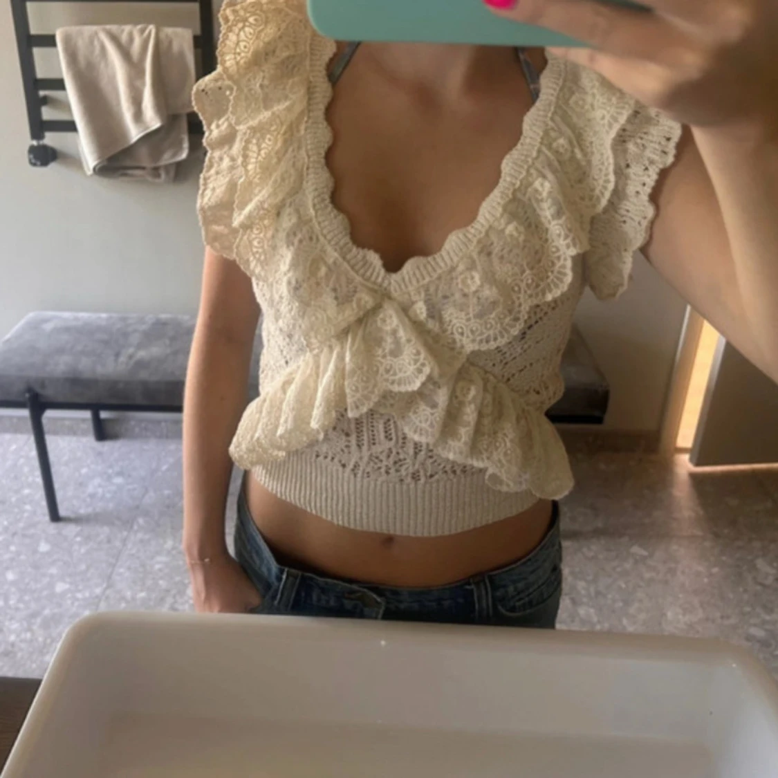 Virkad zara topp - 1