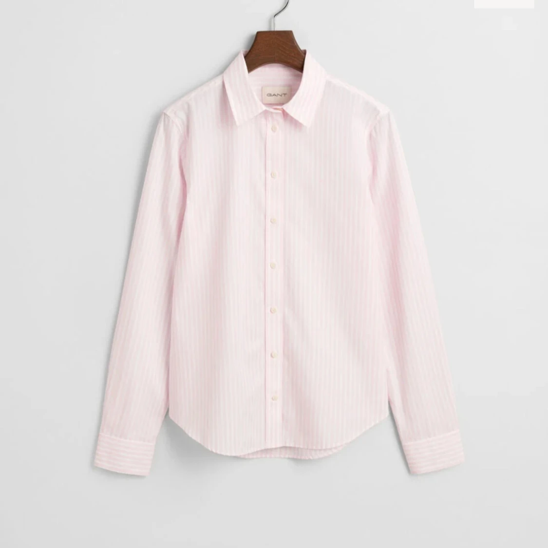 Rosa- och vitrandig skjorta från Gant - 1