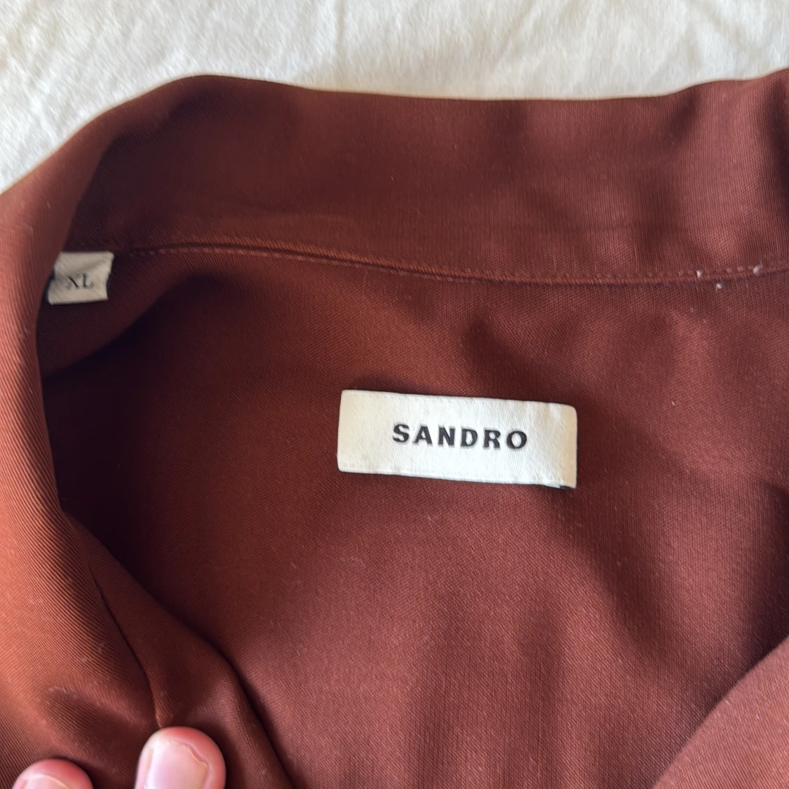 Brun skjorta från Sandro i XL - 1