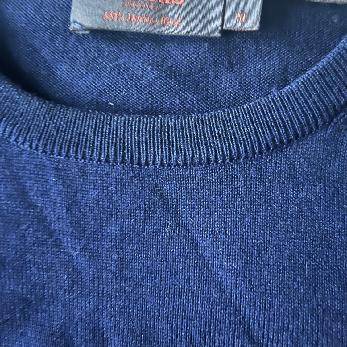 Mörkblå merinoullströja Morris - 2