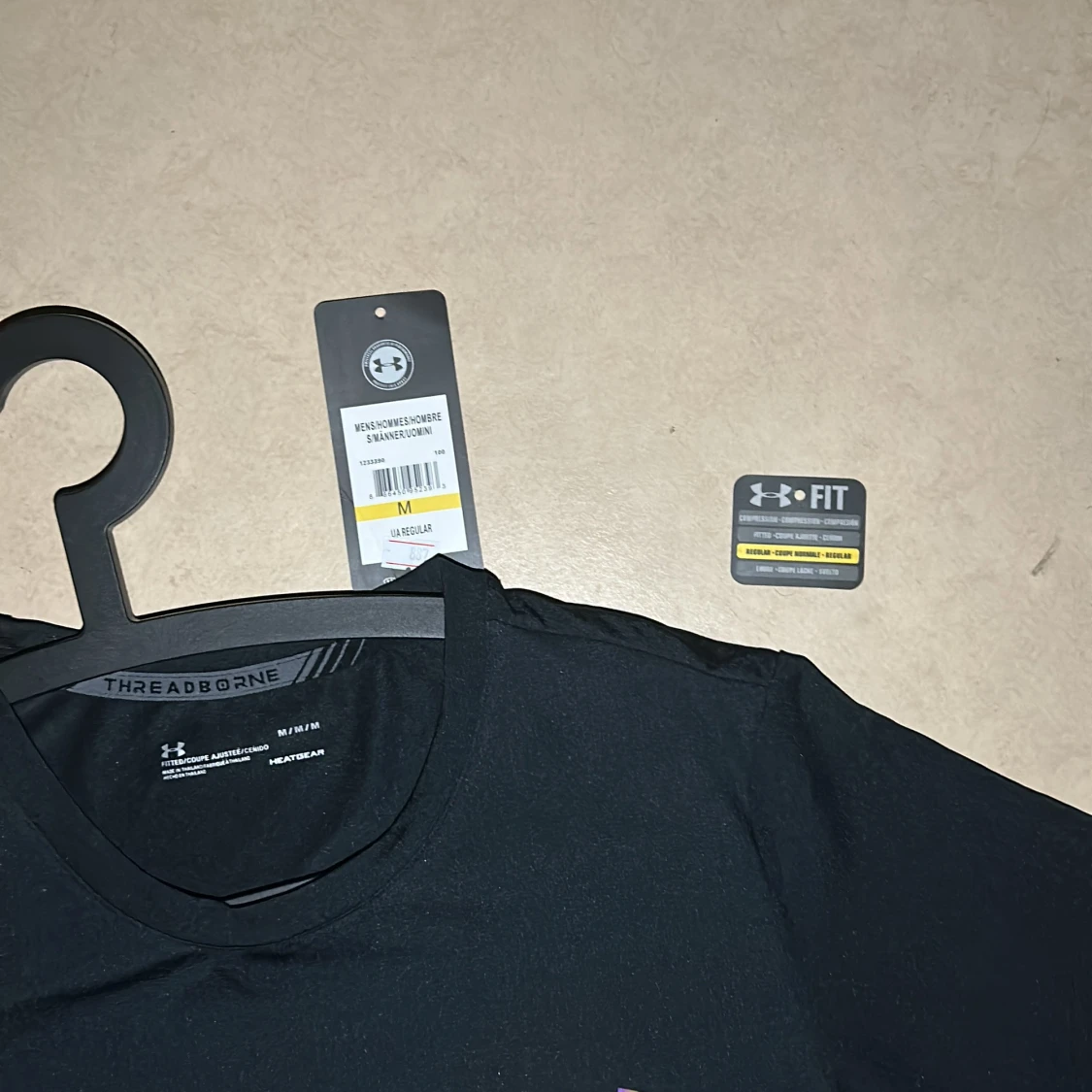 Svart Under Armour t-shirt Threadborne - 4