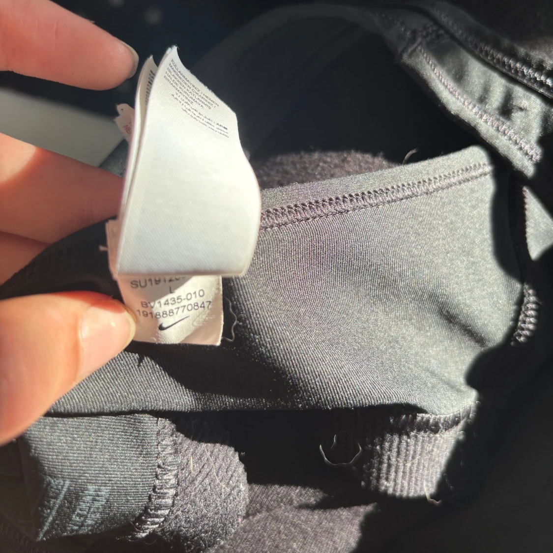 Svart sport-bh från Nike - 2