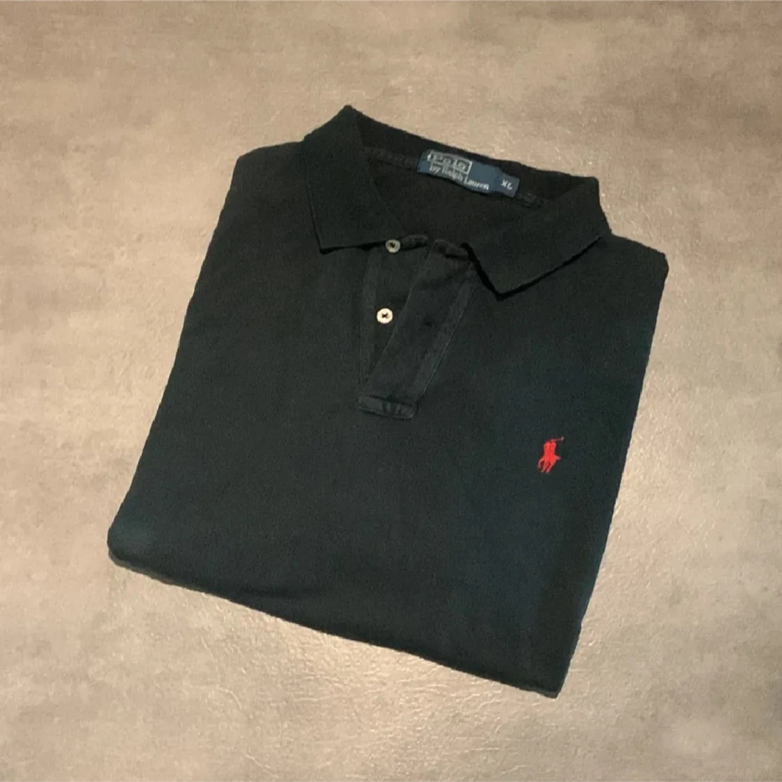 Svart pikétröja från Polo Ralph Lauren