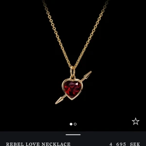 Rebel Love Necklace med hjärta och pil - INTRESEKONTROLL på mitt Maria Nilsdotter halsband. Halsbandet är i bra skick och har inte använt de så mycket. Har kvar kvitto, ask osv. Nypris 4695 kr så säljer för minst 3 900. Skriv privat för fler bilder, frågor osv 