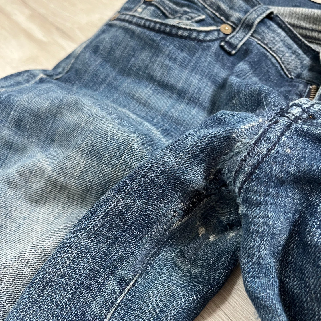 Lågmidjade bootcut jeans från 7 For All Mankind - 3