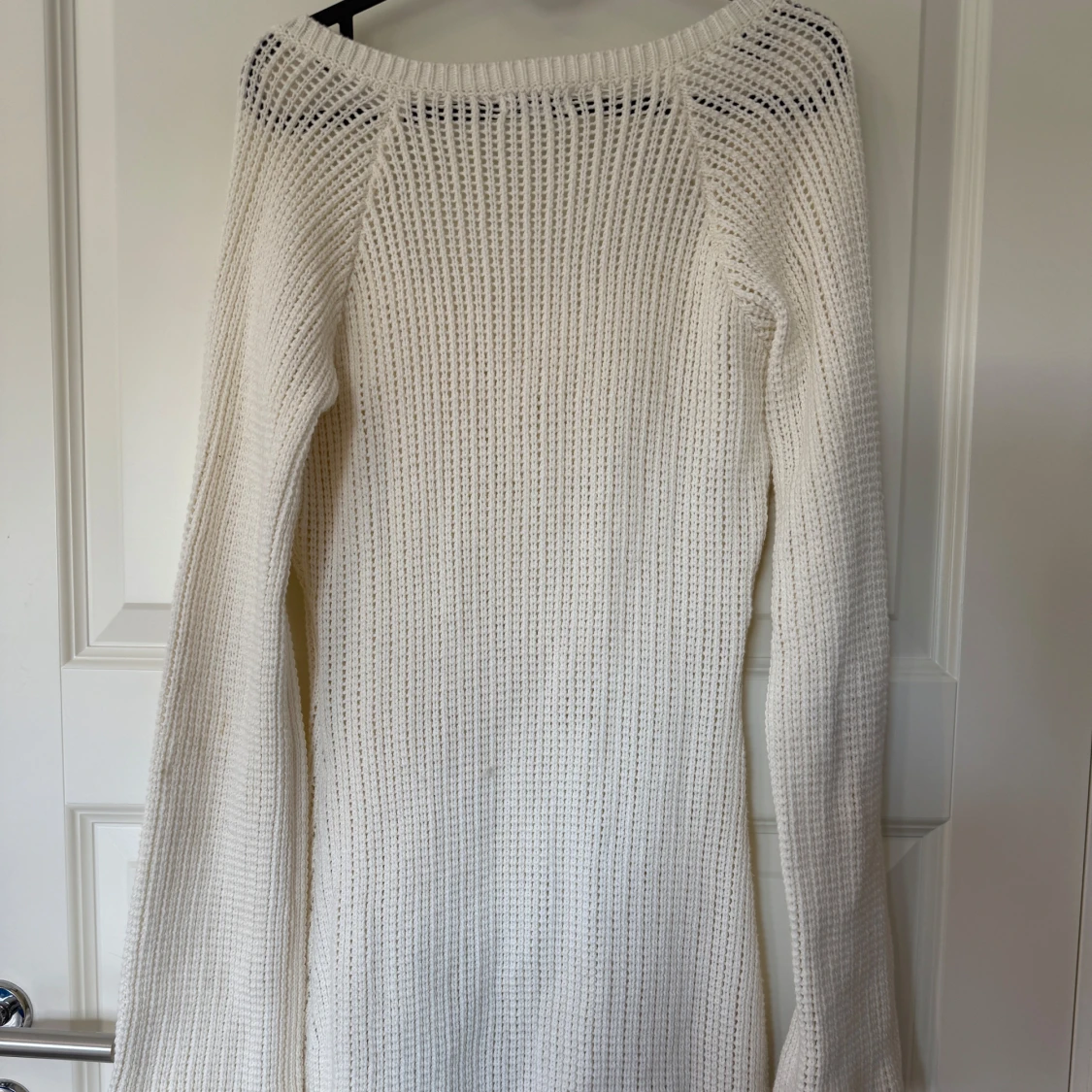 Vit stickad tröja från Bubbleroom - 2