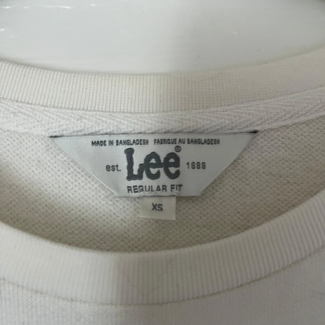 Vit sweatshirt från Lee  - 1