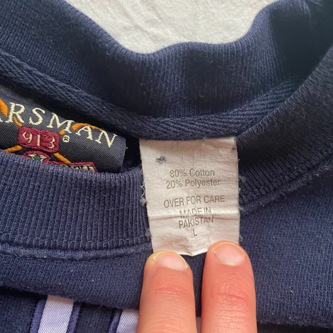 Mörkblå sweatshirt från Oarsman - 2