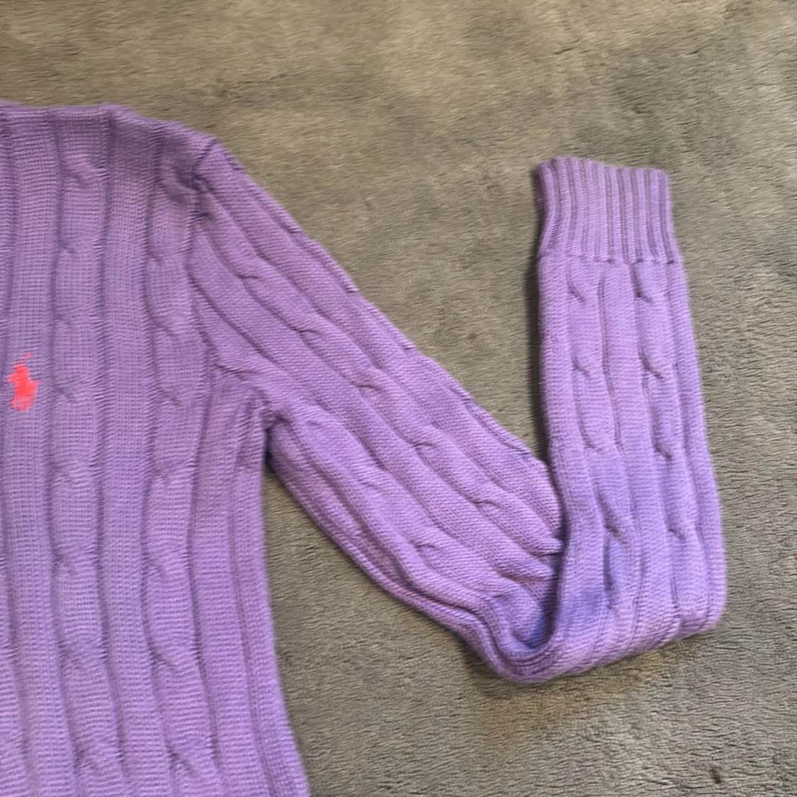 Lila stickad tröja från Ralph Lauren - 4