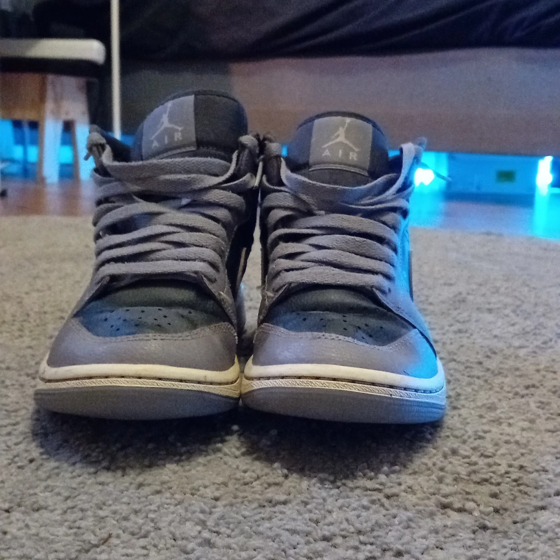 Grå Nike Air Jordans - 1