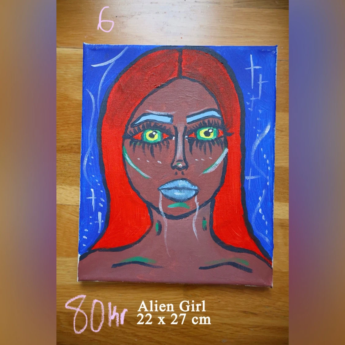 Tavlor/målning/paintings abstrakt (300kr för alla) - 1