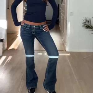 LÅGMIDJADE JEANS GINA - Lågmidjade jeans från Gina i stl 164❤️ jag är 159 passar xs/s (inte mina bilder)