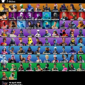 Byter konto  - Detta kontot är väldigt rare och har bland annat Travis Scott och Psycho Bandit. Jag byter detta kontot. Jag går tyvärr inte först