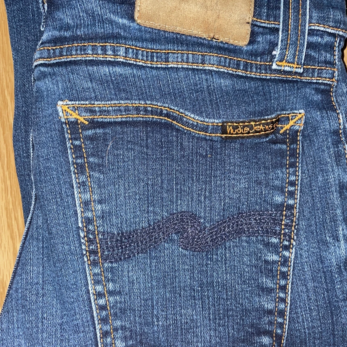 Blå jeansbyxor från Nudie Jeans - 2