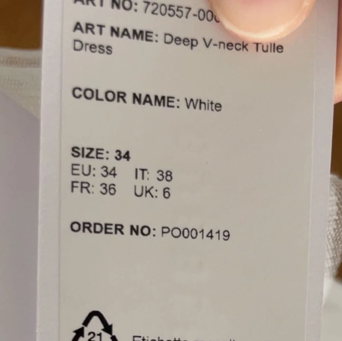 Vit klänning bubbleroom - 3