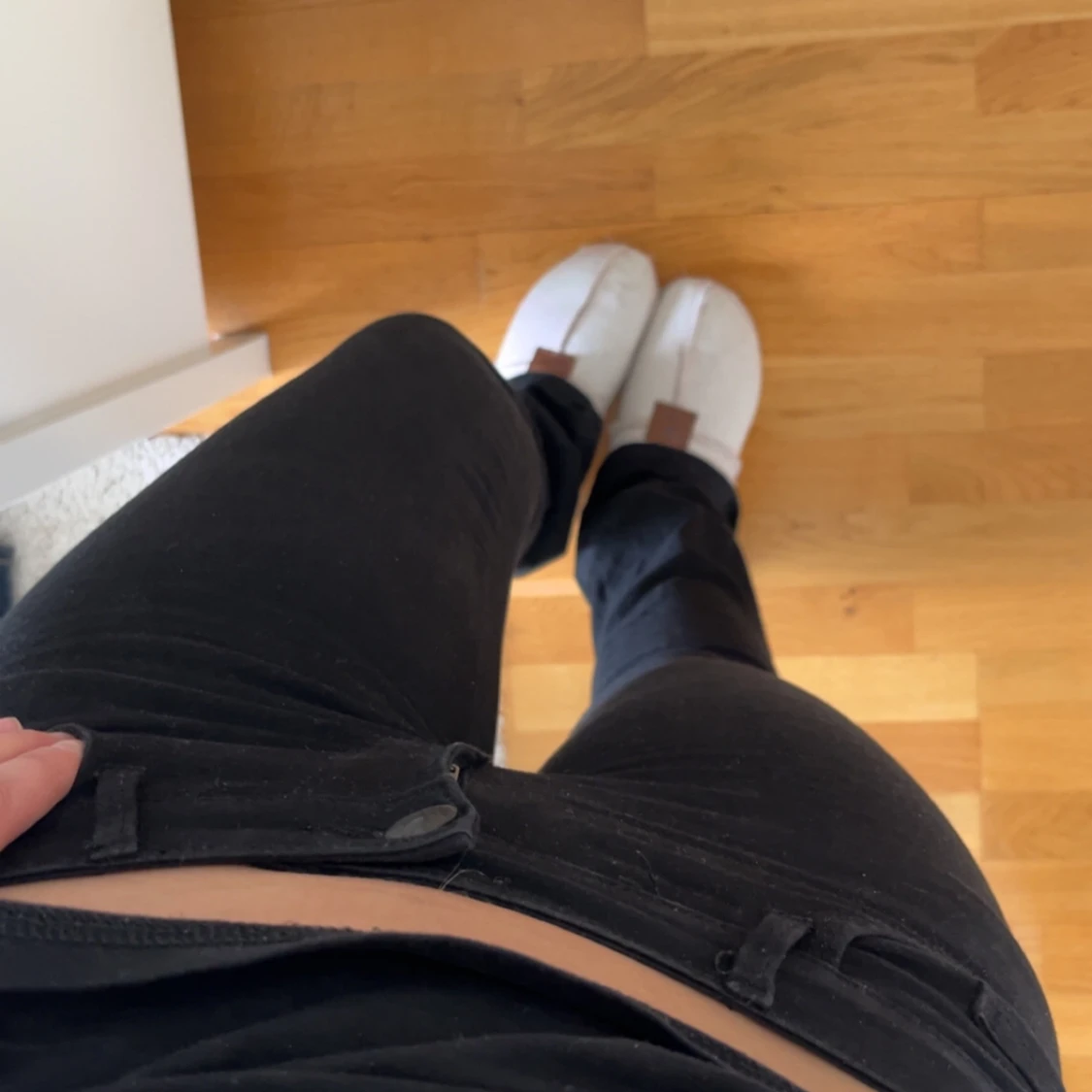 Svarta bootcut jeans