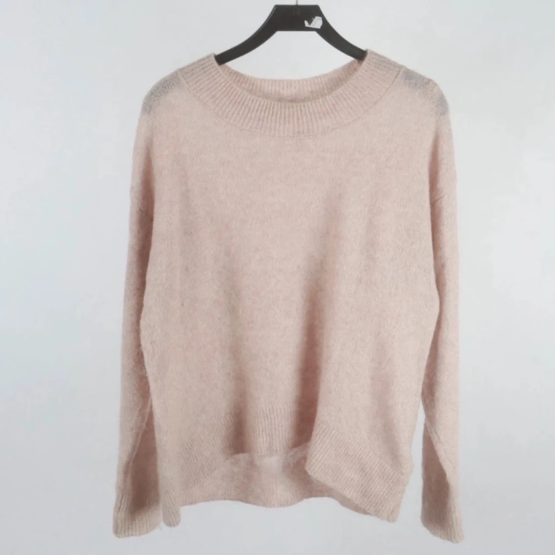 Ljusrosa mohairtröja - 1