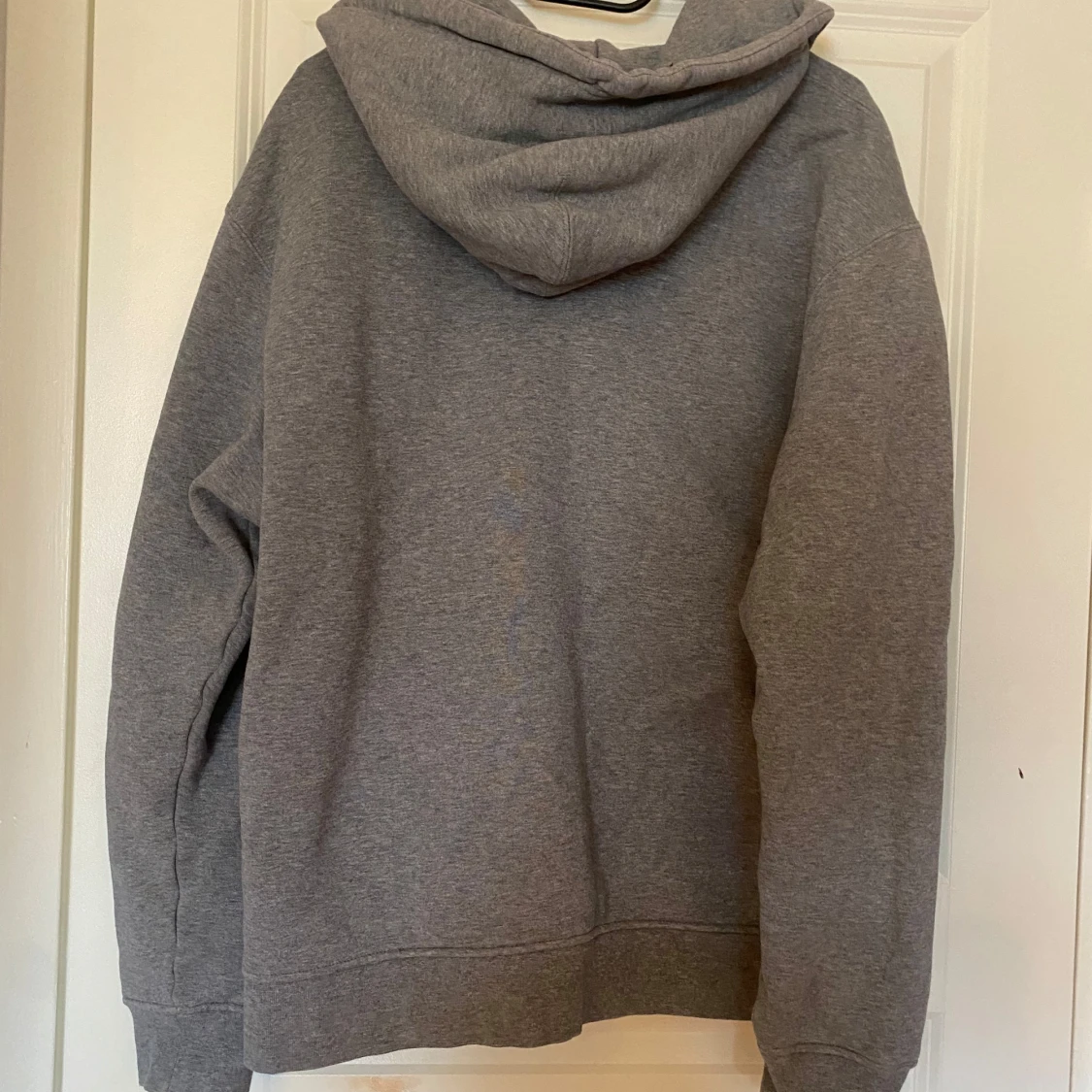 Grå hoodie från Jordan med dragkedja - 1