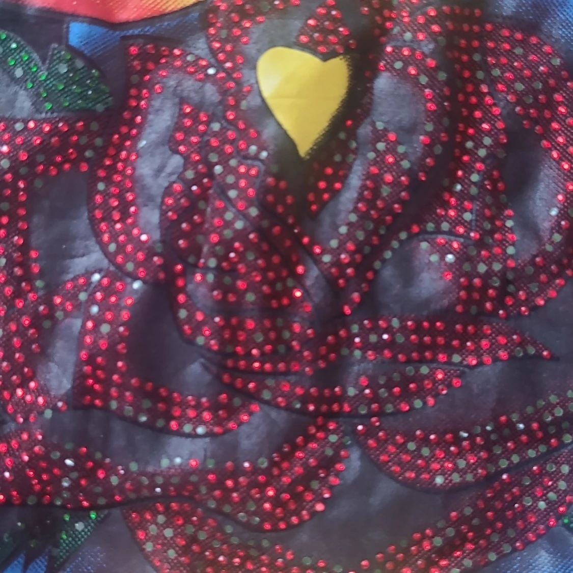 Svart linnetopp med Ed Hardy-tryck - 2