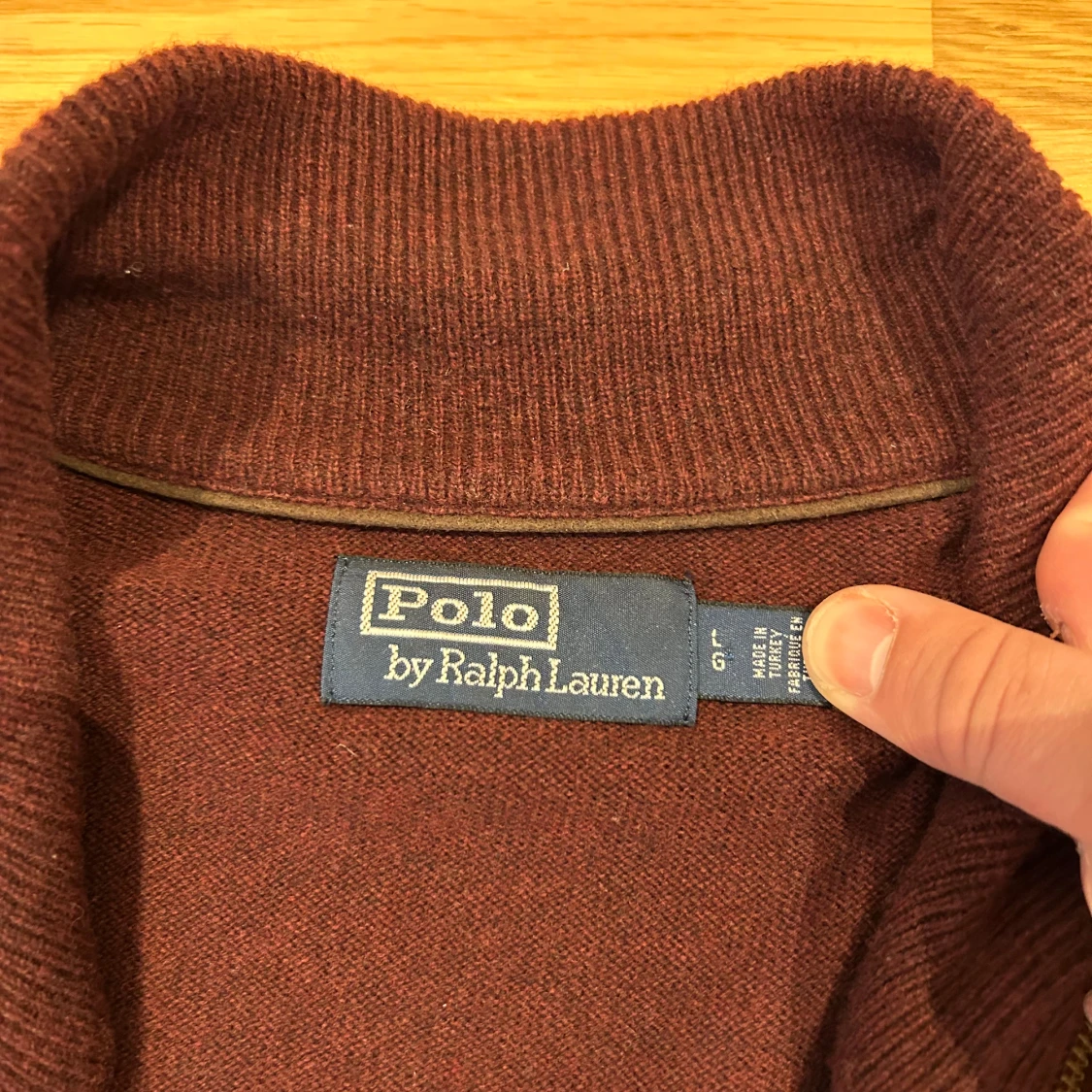 Vinröd halvzip-tröja från Polo Ralph Lauren - 2