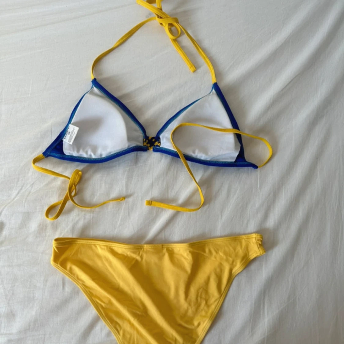 Blå och gul Sverige bikini - 2