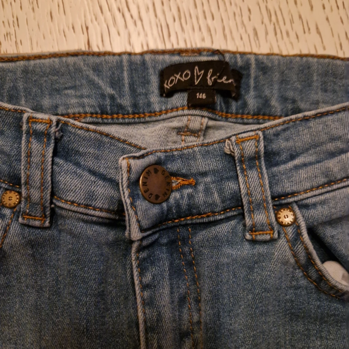 Blå jeans från XOXO stl 146 - 1