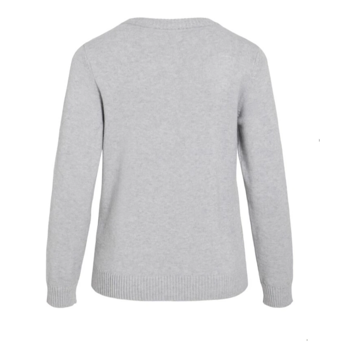 Ljusgrå stickad tröja från Vila - 2