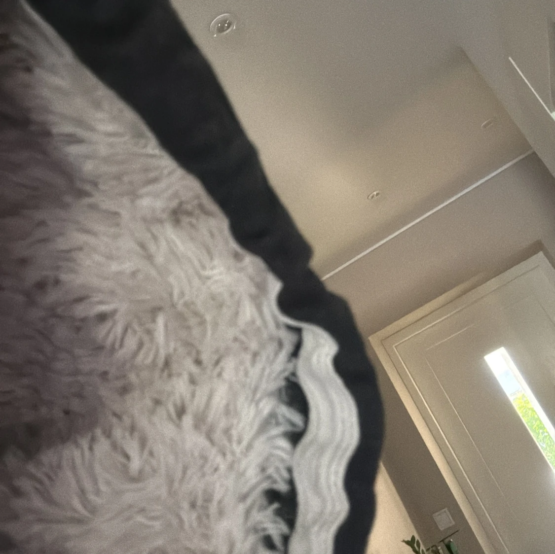 Svart lång hoodiejacka från H&M  - 2