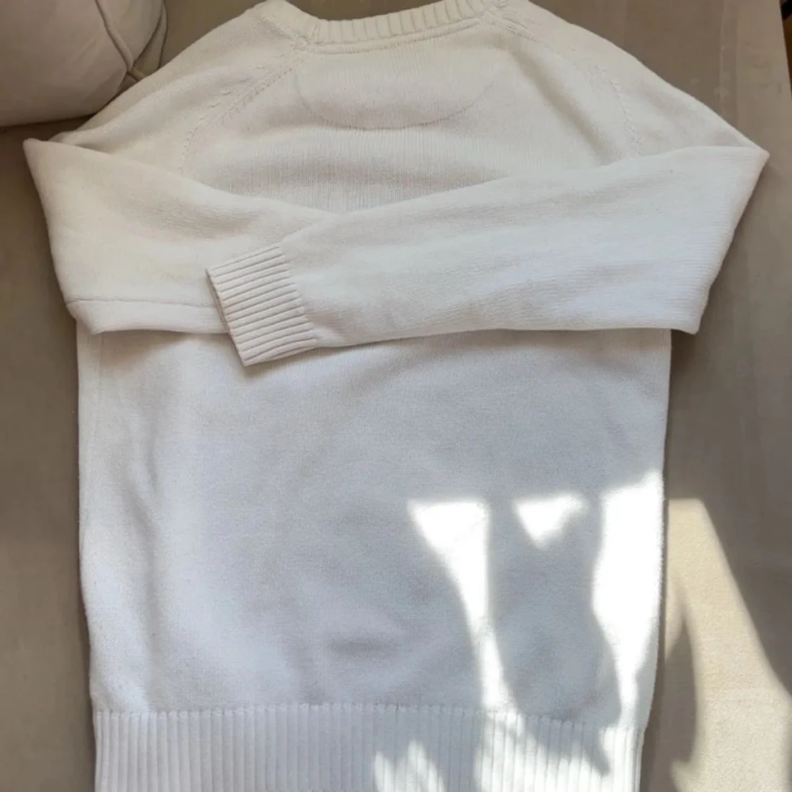 Vit stickad tröja från Morris - 1