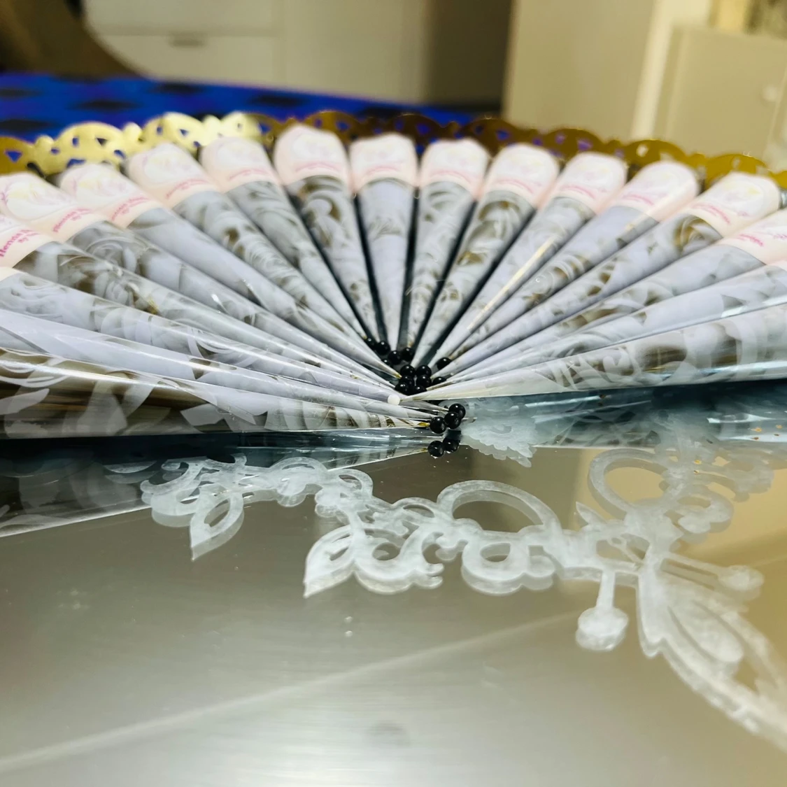 Ekologisk naturligt henna koner hemgjorda - 1