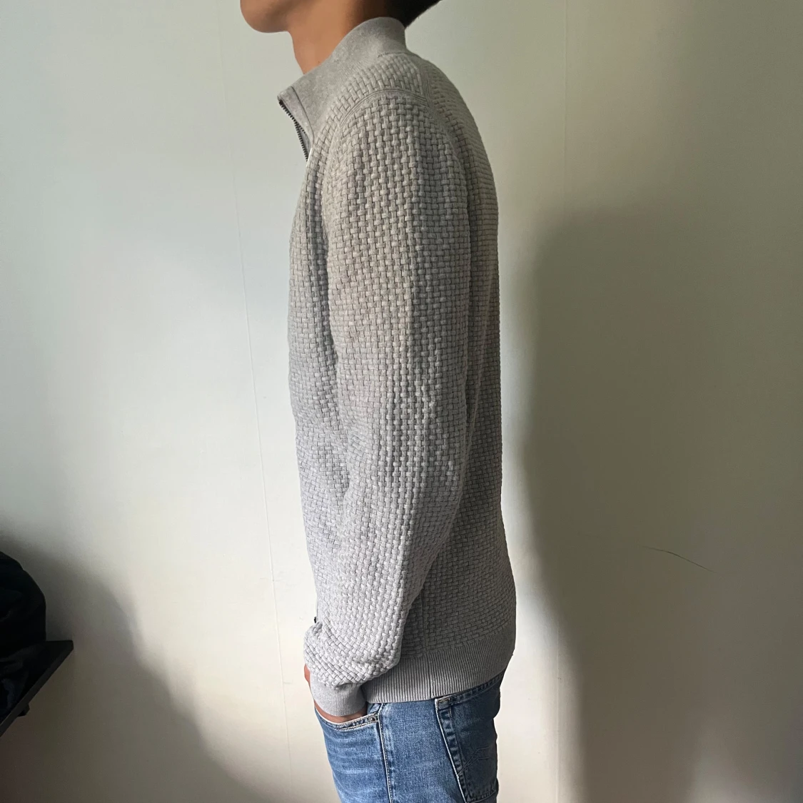 Grå kofta från Massimo Dutti - 1