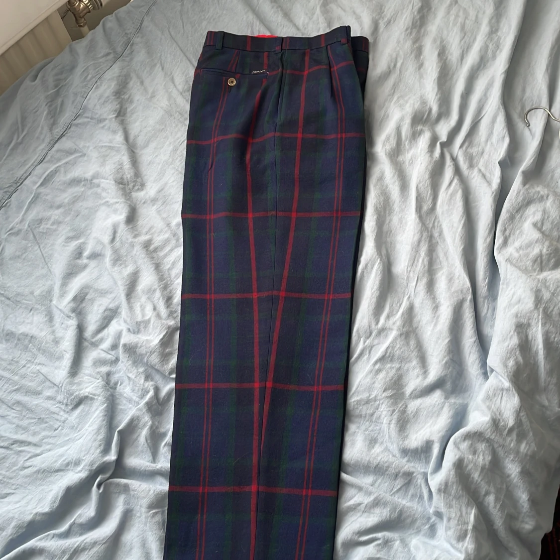 Vintage Rutig kostymbyxa från Gant - 1