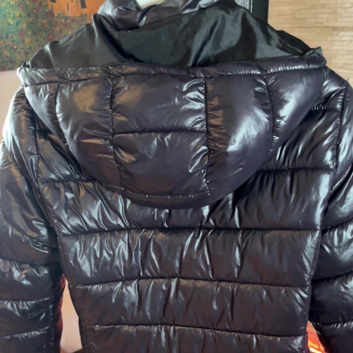 Svart pufferjacka  - 1