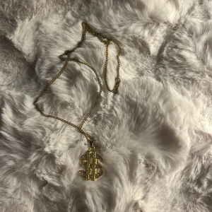 Dollar halsband  - Guldig
