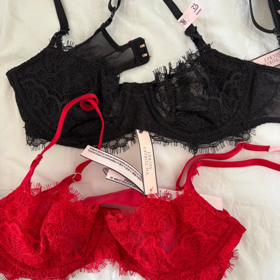 Röd spets-bh från Victoria's Secret - 1