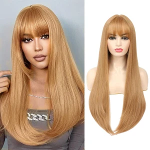 Strawberry blonde peruk - Helt ny! Superfin