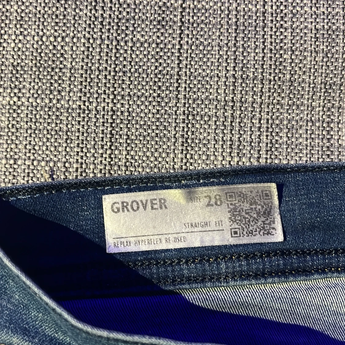 Blå Replay Hyperflex Grover Jeans - 3