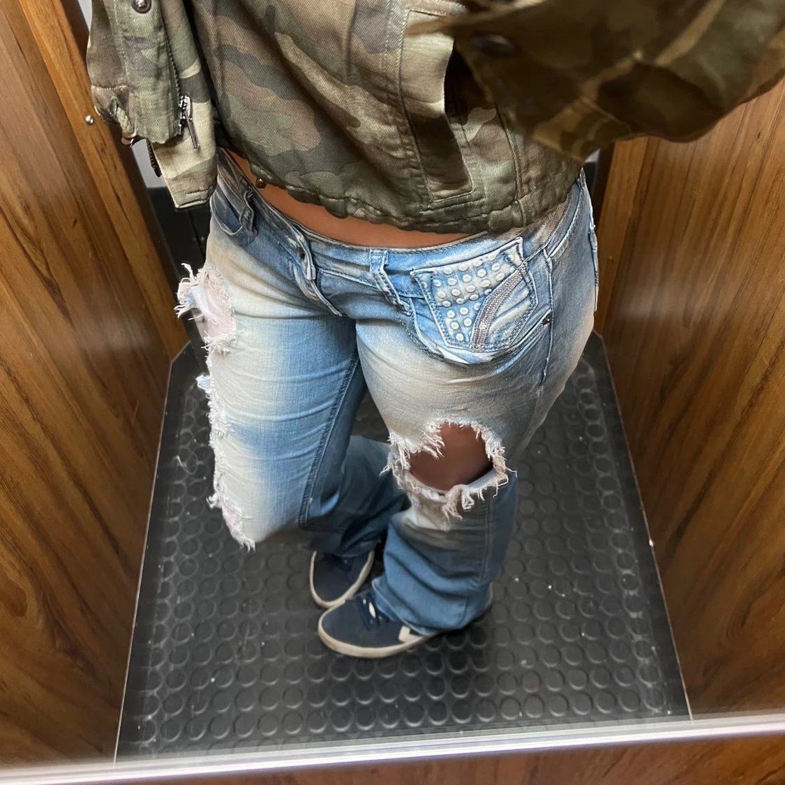 lågmidjade jeans ❤️ - 1