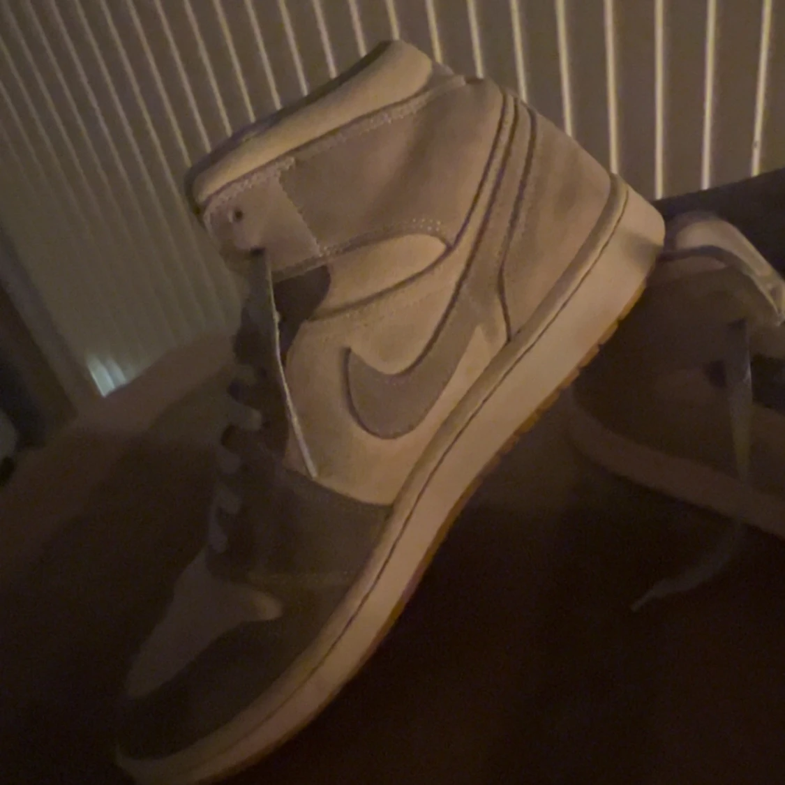 Grå Nike Air Jordans - 1