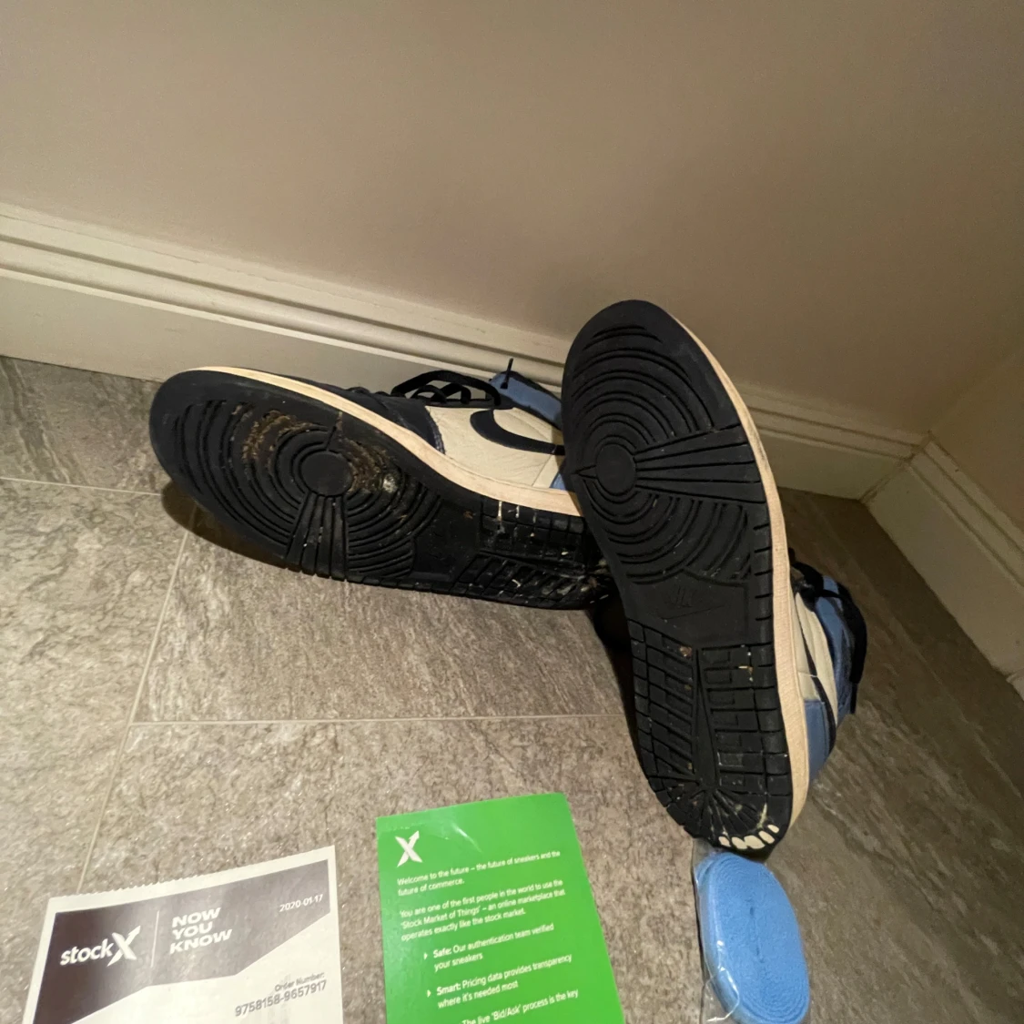 Nike Air Jordans High Obsidian - 3