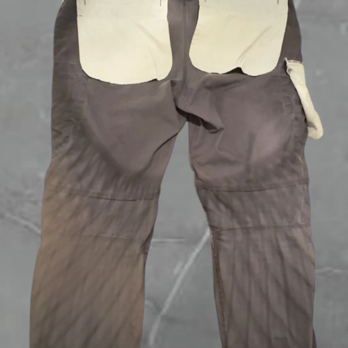 Grå cargopants med fickor - 3