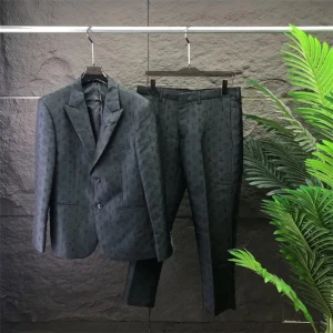 Svart Lv kostym med mönster - Svart Lv kostym