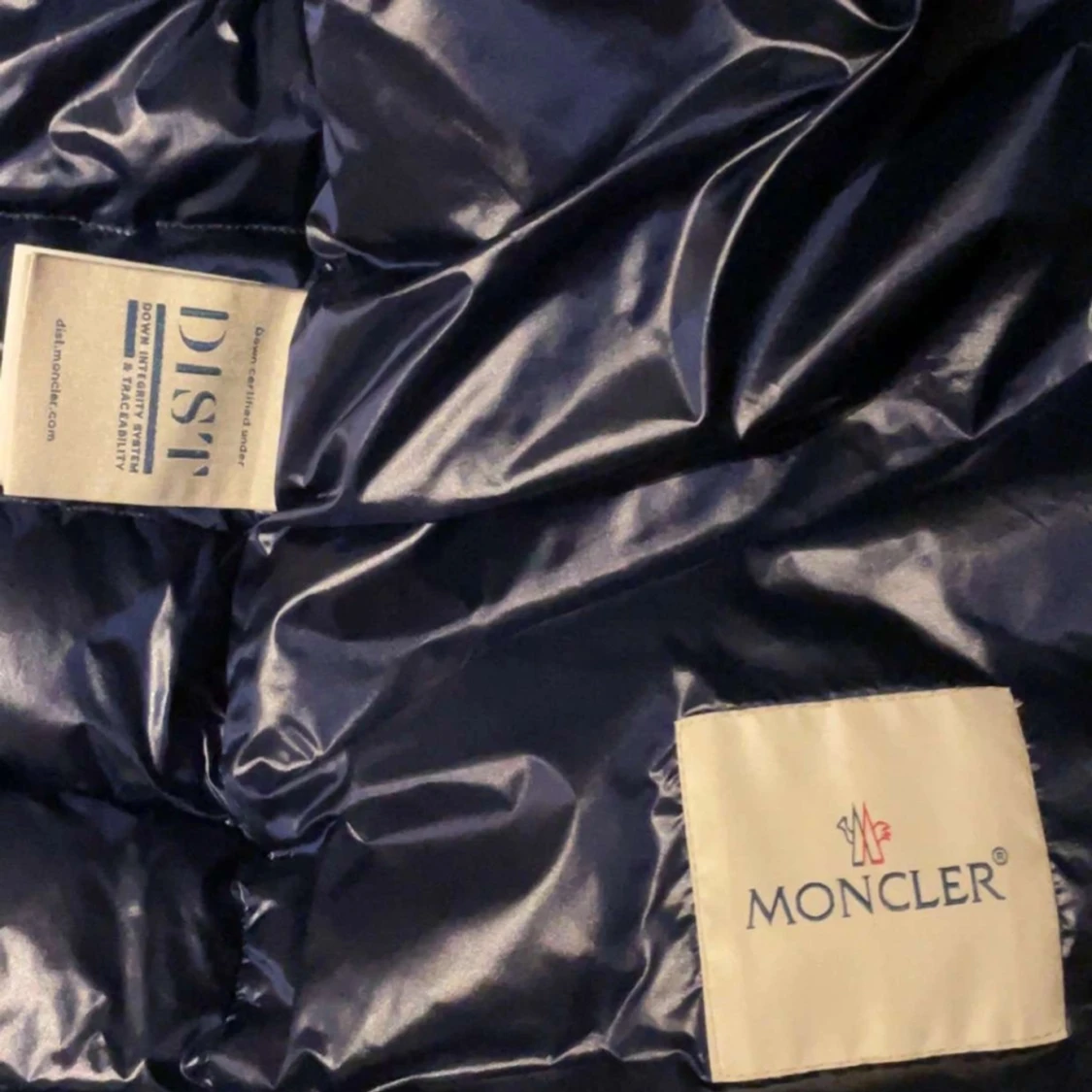 Blå dunväst från Moncler - 2