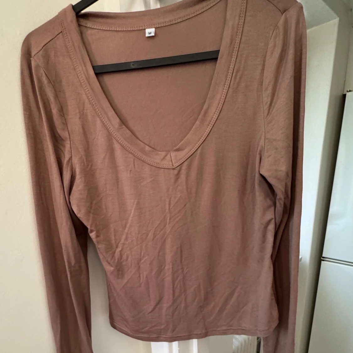 Brun långärmad topp - 1