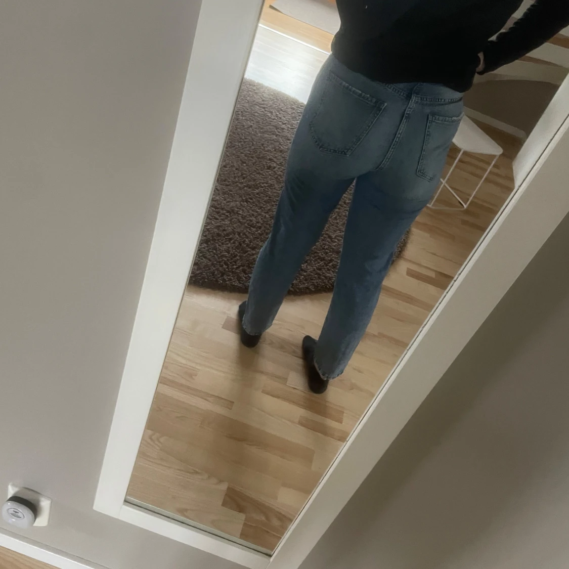 Blå mom-jeans  från g perfect jeans - 2